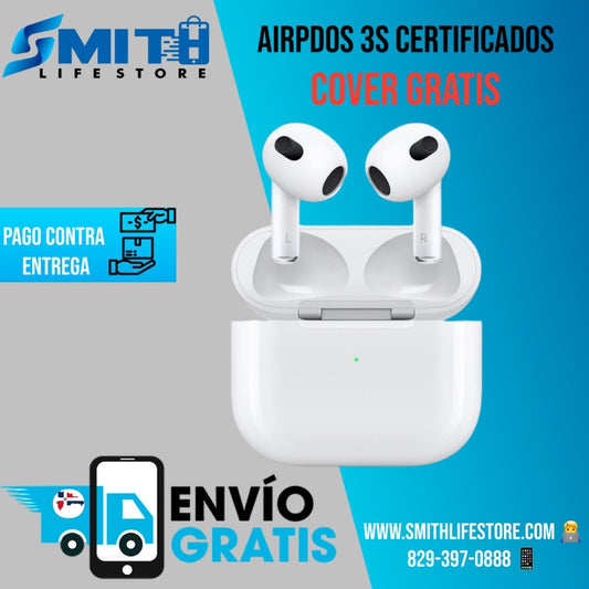 AirPods 3S certificado ( cover gratis )